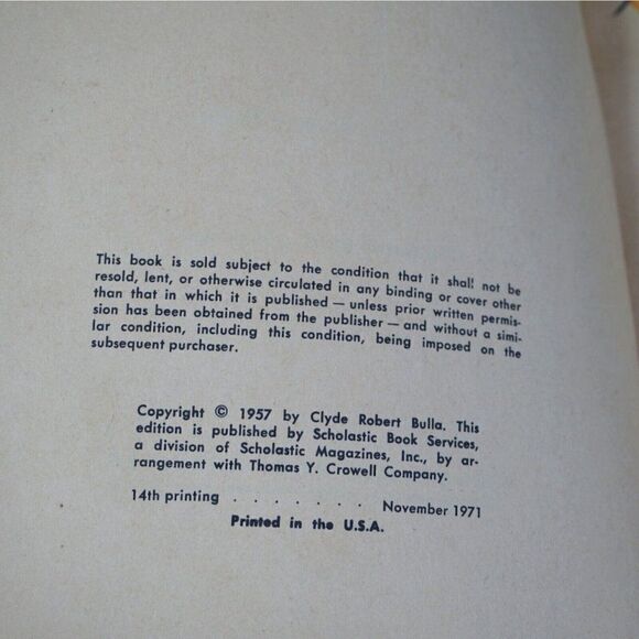 Ghost Town Treasure by Clyde Robert Bulla 1957 Paperback Scholastic Don Freeman - Picture 4 of 10